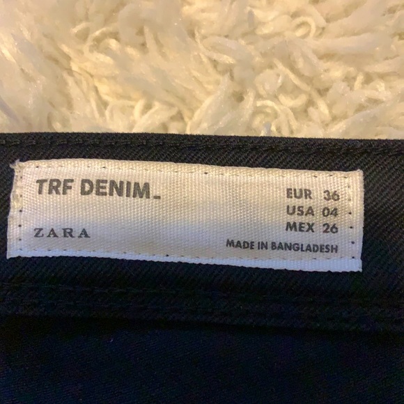 Zara TRF Denim Black Skinny Jeans - Picture 2 of 6